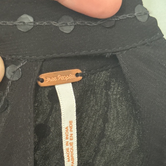 Free People Young Love Embellished Blouse Top | XS | Excellent Condition - Picture 5 of 9